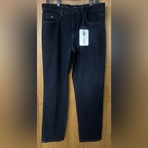 Benjamin Black Athletic Fit jeans. Dark Rinse Wash. Style MD 19L103.